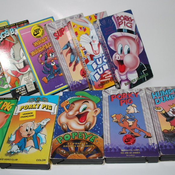VHS Vintage (superman, popeye, porky pig, bugs bunny, humpty dumpty,...) - Picture 7 of 10